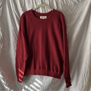 THE GREAT. College sweatshirt - size 2 medium - red - EXCELLENT pre-loved